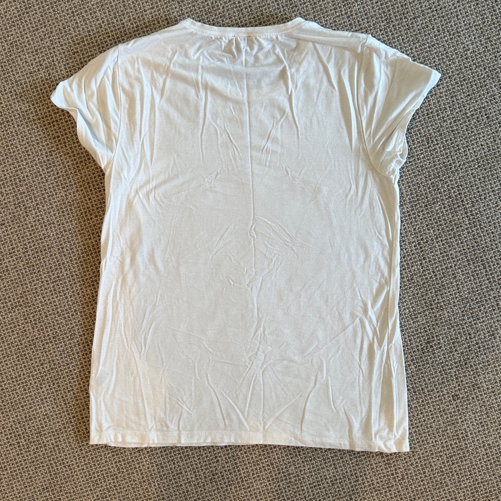 JCrew modal/elastene basic tee - size L - Picture 3 of 4